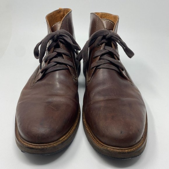 Tommy Bahama Mens Brown Leather Chukka Boots Size 13 M TFM00142-2473, Made in Br